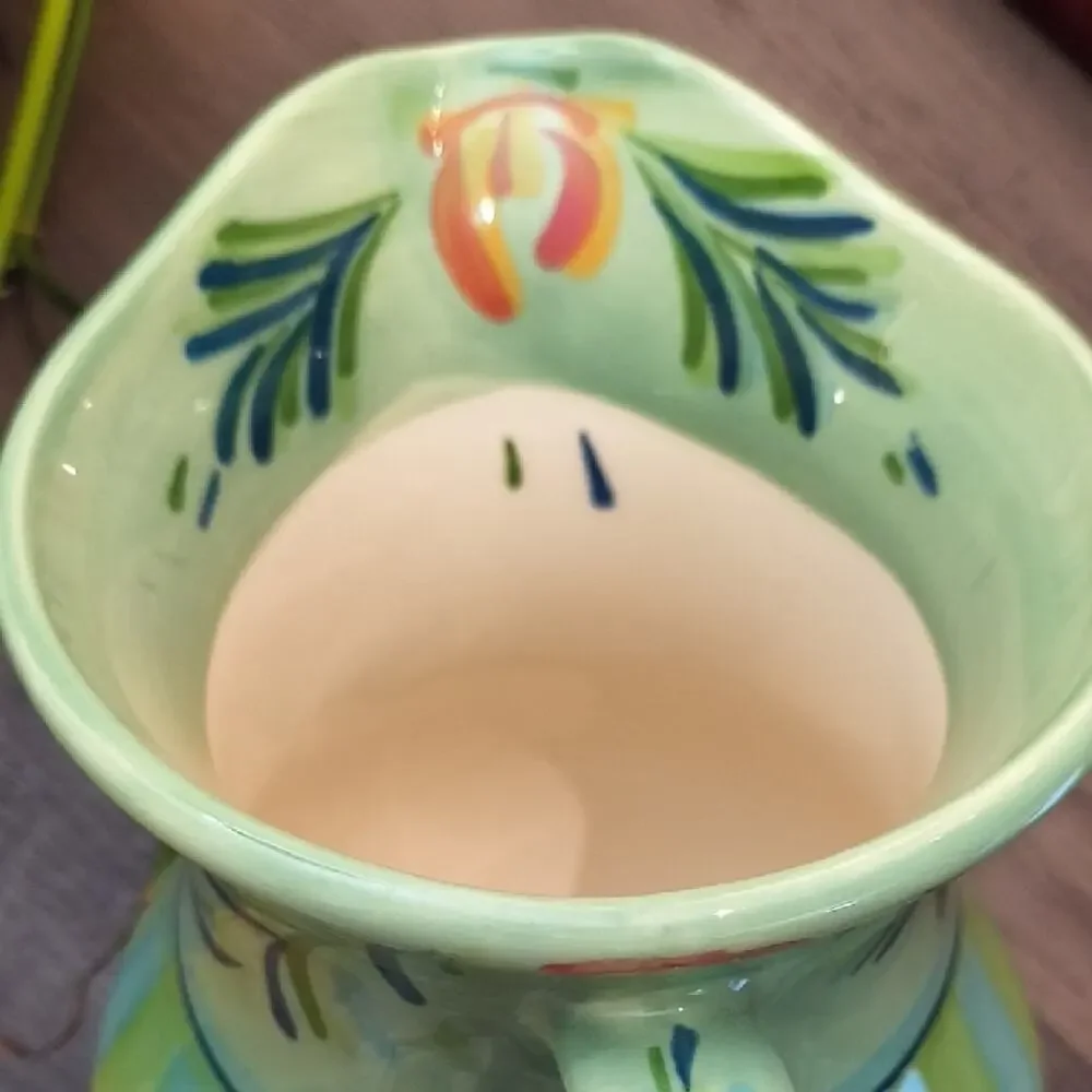 Gail Pittman Provence Ceramic Pitcher 48oz EUC